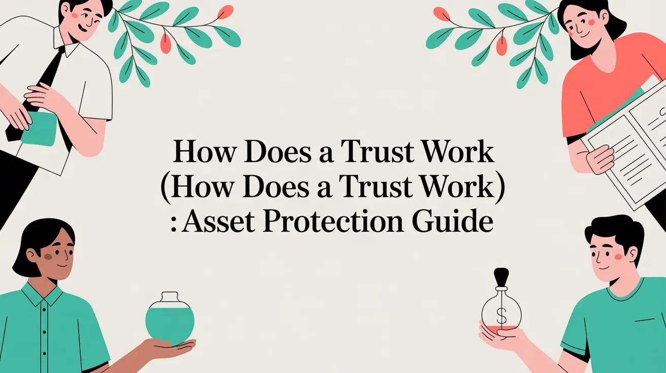 Diagram and explanation of how a trust structure works